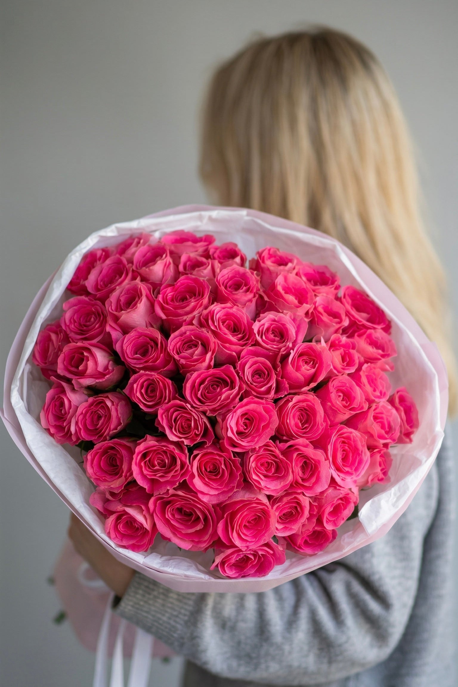 Pink Rose Bouquet "The Paloma"
