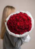Red Heart Rose Bouquet "L’Amour"